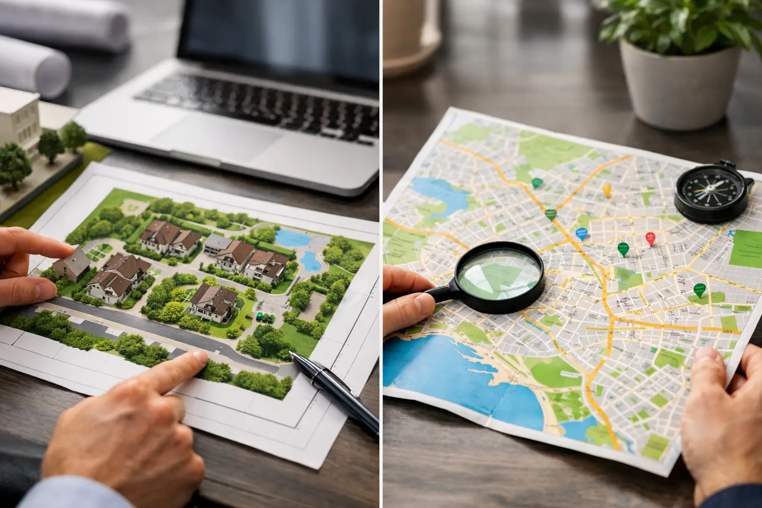 Site Plans vs Location Maps for Property Marketing